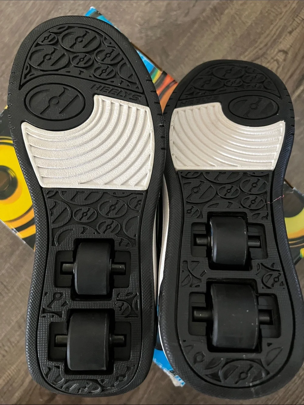 Heelys Blue Skate Sneakers with Neon Green Accents